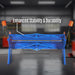 80-inch Manual Sheet Metal Brake - 12 Gauge Bending Capacity, Adjustable Fingers, 6 Ft. Heavy-Duty Steel Construction for Precision Bending PB8012