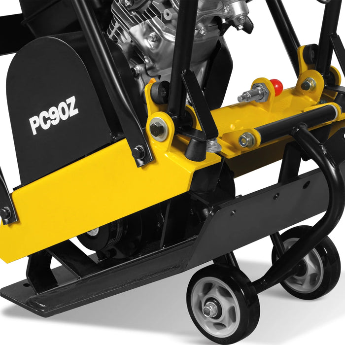8 HP Plate Compactor angle view
