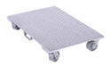Vestil PDA-2436-C-S-H aluminum plate dolly with cast steel wheels and handle - view 2