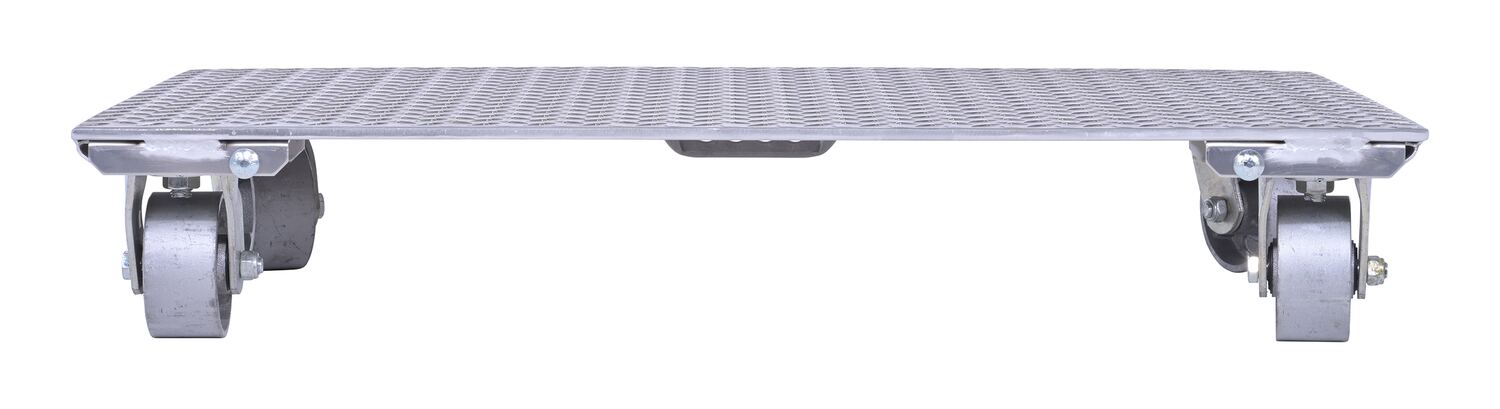 Vestil PDA-2436-C-S-H aluminum plate dolly with cast steel wheels and handle - view 4