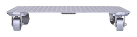 Vestil PDA-2436-C-S-H aluminum plate dolly with cast steel wheels and handle - view 4