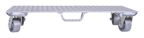 Vestil PDA-2436-C-S-H aluminum plate dolly with cast steel wheels and handle - view 7