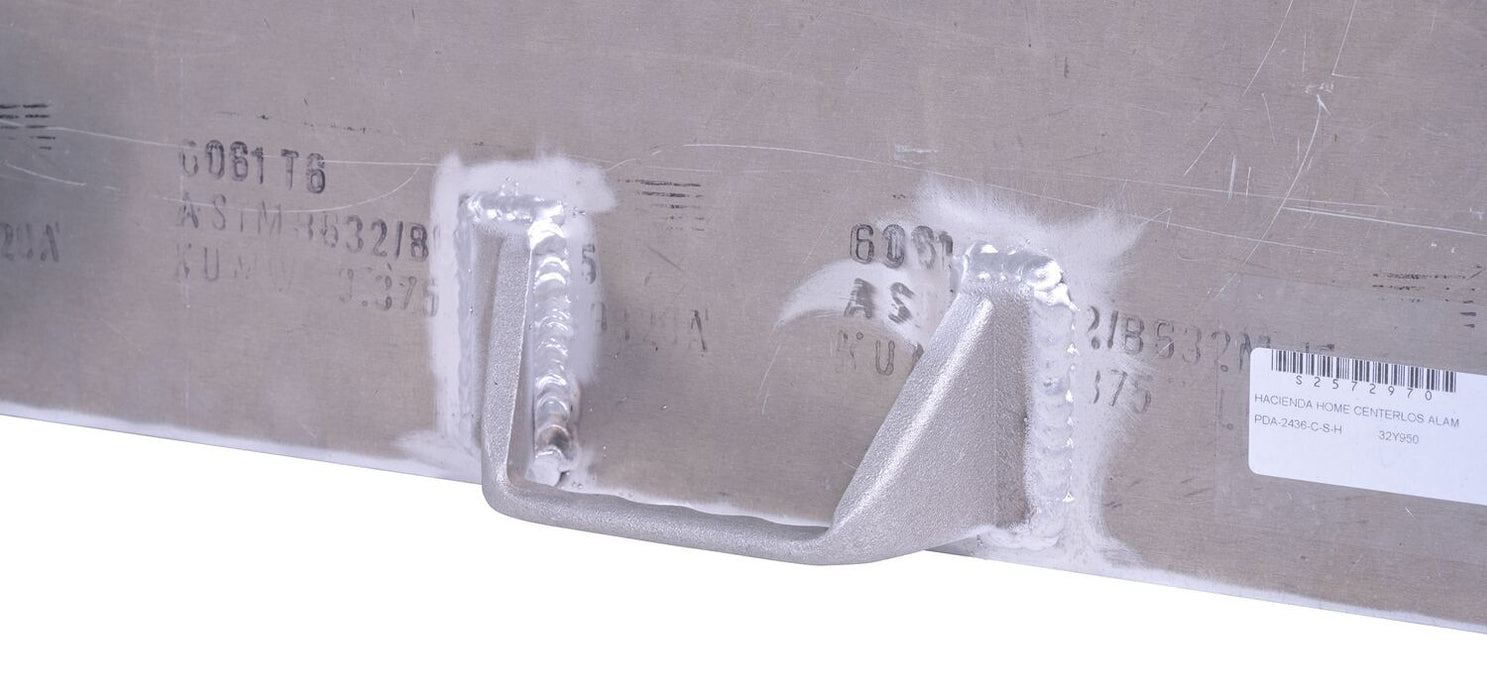 Vestil PDA-2436-C-S-H aluminum plate dolly with cast steel wheels and handle - view 11