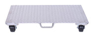 Vestil PDA-2436-R-S-H aluminum plate dolly with rubber wheels and handle - view 2
