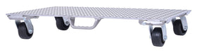 Vestil PDA-2436-R-S-H aluminum plate dolly with rubber wheels and handle - view 4