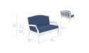 Ledge Lounger Legacy Loveseat — view 3