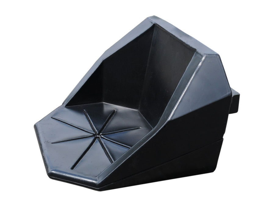 Vestil PDR-SHF Low Density Polyethylene Drum Rack Dispensing Shelf 17 in. x 22 in. x 5 in. Black