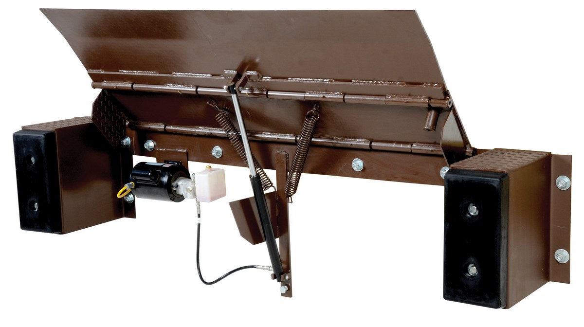 Vestil PE-2078 Steel Electric Edge-O-Dock Leveler 17-1/2 in. x 105 in. x 27-1/2 in. 20,000 lb. Capacity Brown