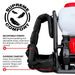4 Gal Battery Powered Backpack Mosquito Fogger Sprayer 36V for Pest Control Ticks, Fleas, Flies, and Mosquitoes - top view