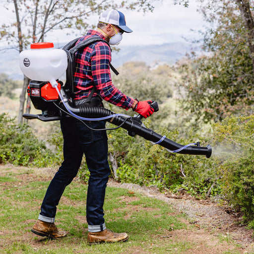 4 Gal Battery Powered Backpack Mosquito Fogger Sprayer 36V for Pest Control Ticks, Fleas, Flies, and Mosquitoes - angle view