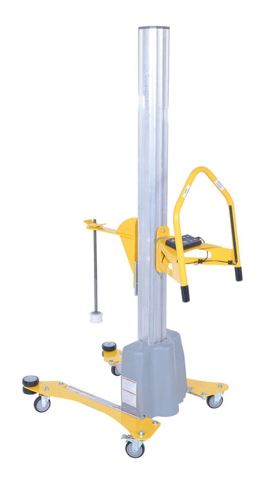 Vestil PEL-100A-D3-SWA aluminum quick lift dc powered pallet stretch wrap machine - view 5