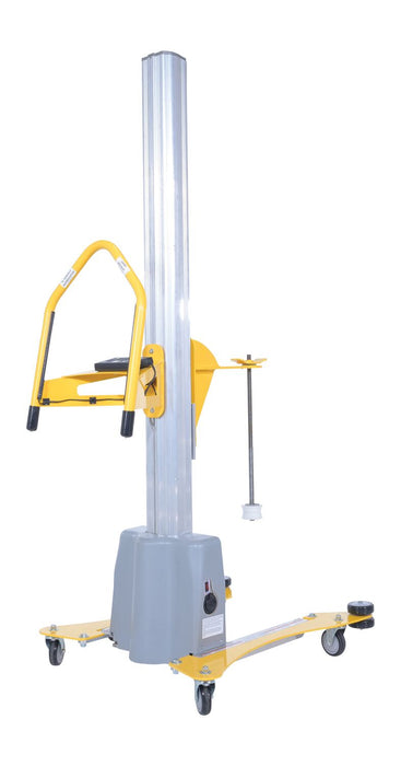 Vestil PEL-100A-D3-SWA aluminum quick lift dc powered pallet stretch wrap machine - view 7