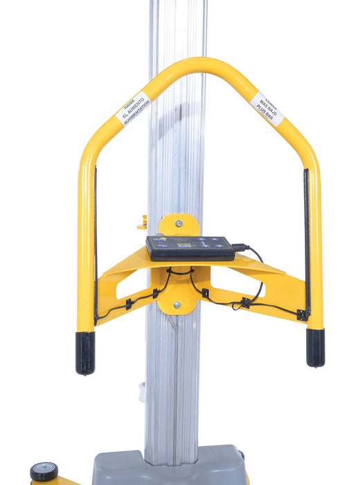 Vestil PEL-100A-D3-SWA aluminum quick lift dc powered pallet stretch wrap machine - view 10