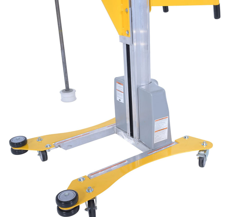 Vestil PEL-100A-D3-SWA aluminum quick lift dc powered pallet stretch wrap machine - view 12