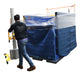 Vestil PEL-100A-D3-SWA aluminum quick lift dc powered pallet stretch wrap machine - view 4