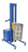 Vestil PEL-400S-57-D3-KEG Steel Quick Lift DC Powered Keg Lift 57 in. Raised Height 400 lb. Capacity
