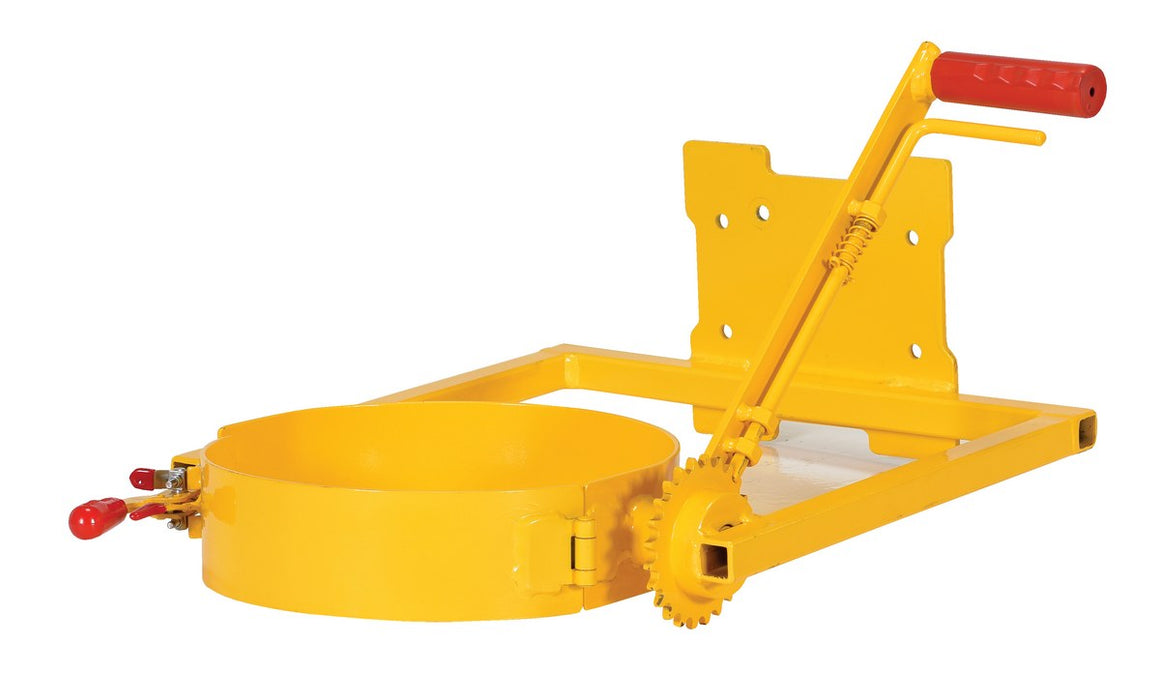 Vestil PEL-PAIL pail dumper attachment included with PEL-400S-57-D3-PAIL quick lift, view 2