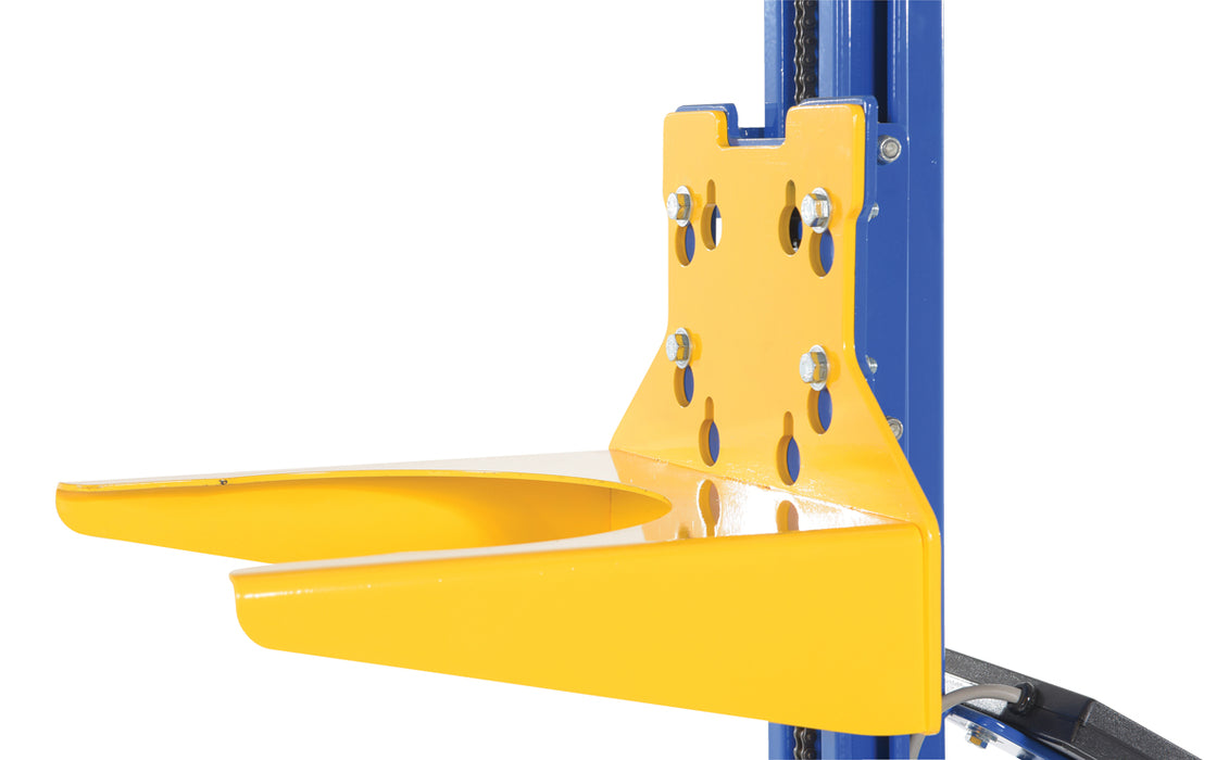 Vestil PEL-PL-5 pail lifter attachment included with PEL-100S-D3-PL-5 quick lift