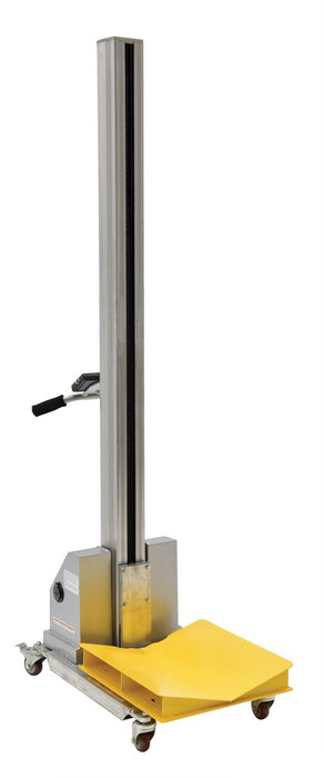 Vestil PEL-VBLK v-block attachment included with PEL-88S-D3-VBLK quick lift