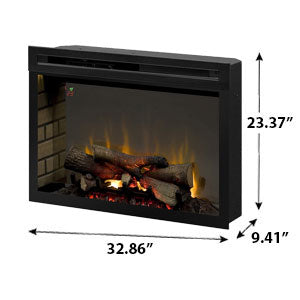 Dimplex 33-In Multi-Fire XD Plug-In Electric Fireplace Insert Dimplex
