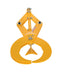 Vestil PG-S-140 Steel Heavy Duty Pipe Grab For Steel Pipes 41-1/8 in. x 18-11/16 in. x 29-3/4 in. 1,400 lb. Capacity Yellow
