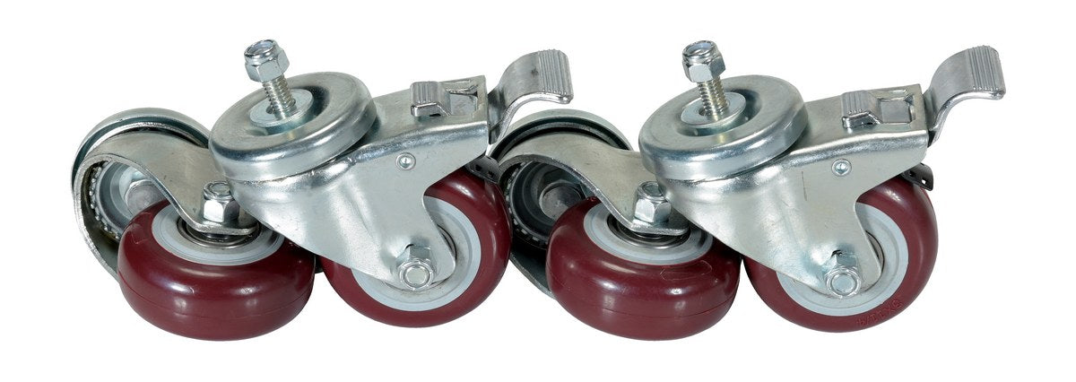 Vestil PLC-CK polyurethane pail lid closing press caster kit - view 2
