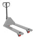 Vestil PM5-2748-SL Steel Full Featured Pallet Truck 27 in. x 48 in. 5,500 lb. Capacity Silver