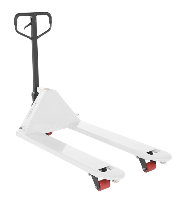 Vestil PM5-2748-WT Steel Full Featured Pallet Truck 27 in. x 48 in. 5,500 lb. Capacity White