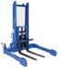 Vestil PMPS-50-AC Steel Pallet Master/Server Stacker 115 Volt AC Powered 50 in. Raised Height 4,000 lb. Capacity Blue