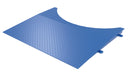 Vestil POW-CAR-50-R-4848 Steel Low Profile Powered Carousel Approach Ramp 48 in. Usable Width 4,000 lb. Capacity Blue