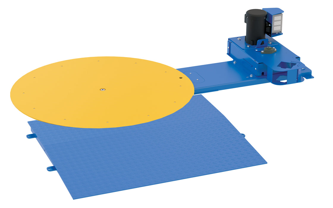 Vestil POW-CAR-50-R-4848 steel low profile powered carousel approach ramp - view 4