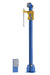 Vestil POW-CAR-PMO Factory Installed Steel Powered Mast Option For Low Profile Powered Carousel Blue / Yellow