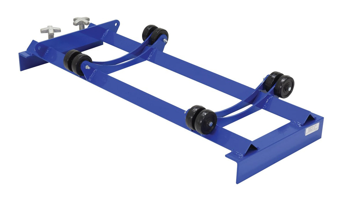 Vestil PRDC-36-R Steel Pallet Rack Drum Roller Cradle 36-1/2 in. x 17-3/8 in. x 6-15/16 in. 800 lb. Capacity Blue
