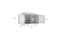 Ledge Lounger Mainstay Bar Credenza No Mount — view 12