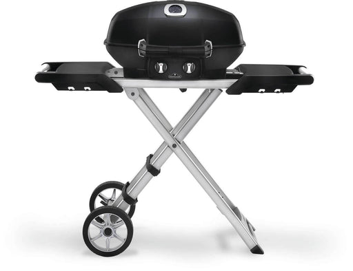 Napoleon TravelQ PRO285X Portable Propane Gas Grill with Scissor Cart, Black - Napoleon