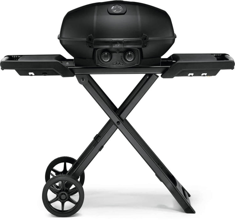 Napoleon PHANTOM TravelQ PRO 285 Portable Gas Grill with Scissor Cart, Matte/Matt Black - Napoleon
