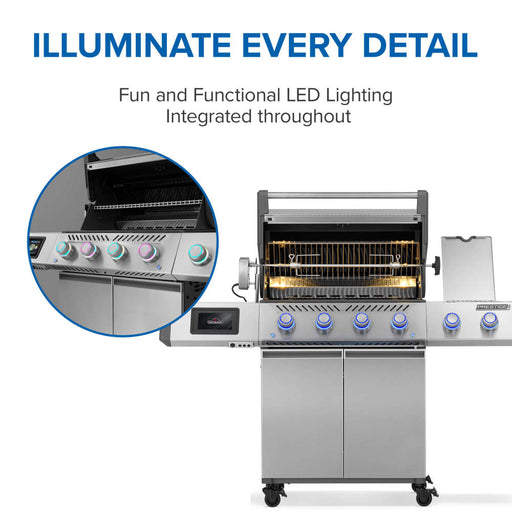 Napoleon Prestige PRO 500 Propane Gas Grill with Smart Technology - Napoleon