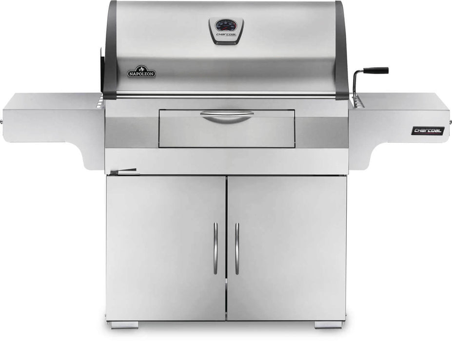 Napoleon Charcoal Professional Grill, Stainless Steel - Napoleon