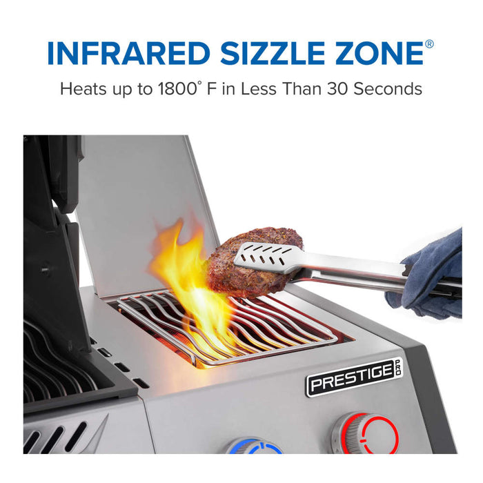 Napoleon Prestige PRO 665 Elite Natural Gas Grill with Smart Technology & Electric Smoker Box - Napoleon