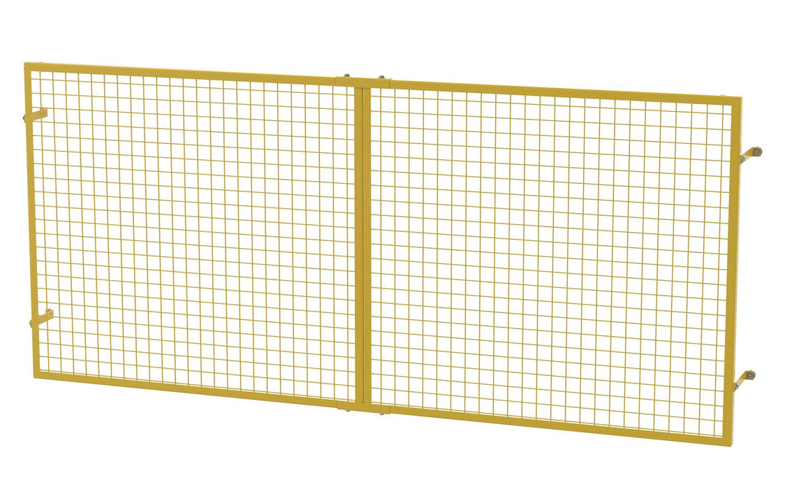Vestil PRSN-108-4 Steel Pallet Rack Back Guard 7-3/8 in. x 110-13/16 in. x 48-1/2 in. Yellow