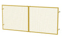 Vestil PRSN-108-4 Steel Pallet Rack Back Guard 7-3/8 in. x 110-13/16 in. x 48-1/2 in. Yellow