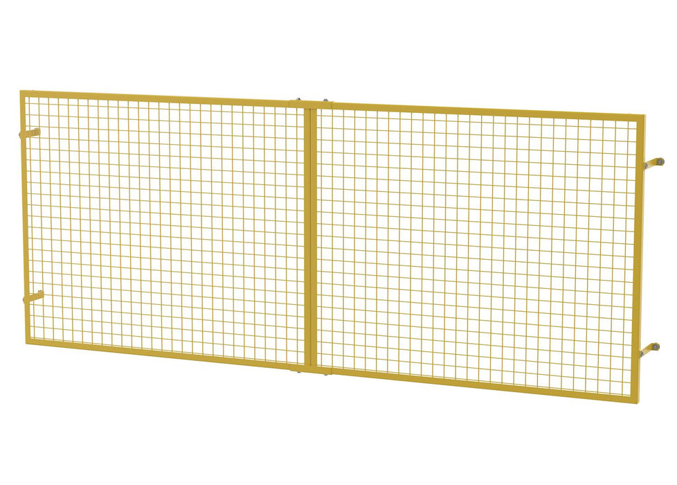 Vestil PRSN-120-4 Steel Pallet Rack Back Guard 8-1/16 in. x 123-7/32 in. x 49-7/16 in. Yellow