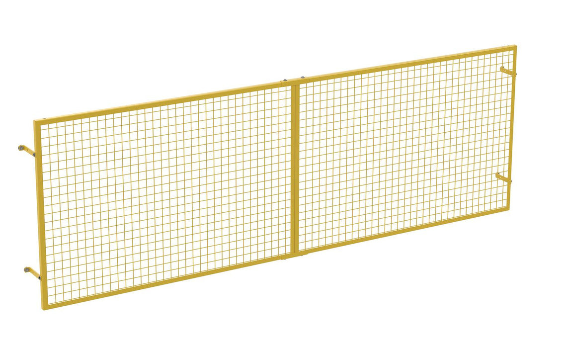 Vestil PRSN-144-4 Steel Pallet Rack Back Guard 8-1/16 in. x 147-7/32 in. x 49-7/16 in. Yellow