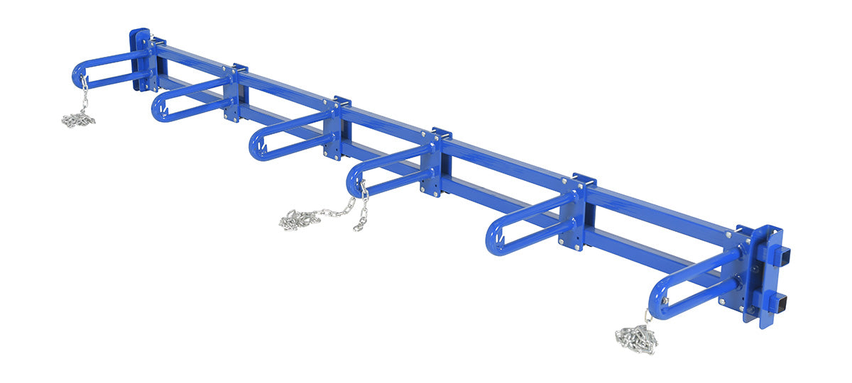 Vestil PRSR-96-5B steel vertical bar storage rack - view 2