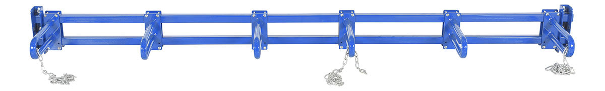 Vestil PRSR-96-5B steel vertical bar storage rack - view 3