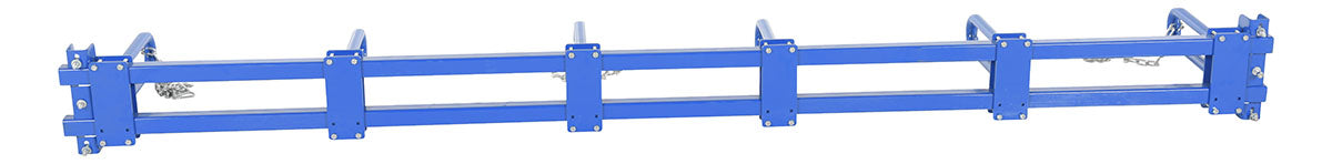 Vestil PRSR-96-5B steel vertical bar storage rack - view 4