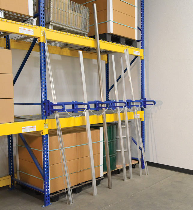 Vestil PRSR-96-5B steel vertical bar storage rack - view 6