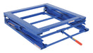 Vestil PS-4045 Steel Adjustable Pallet Stand 45-3/4 in. x 40-1/2 in. x 9 in. 5,000 lb. Capacity Blue