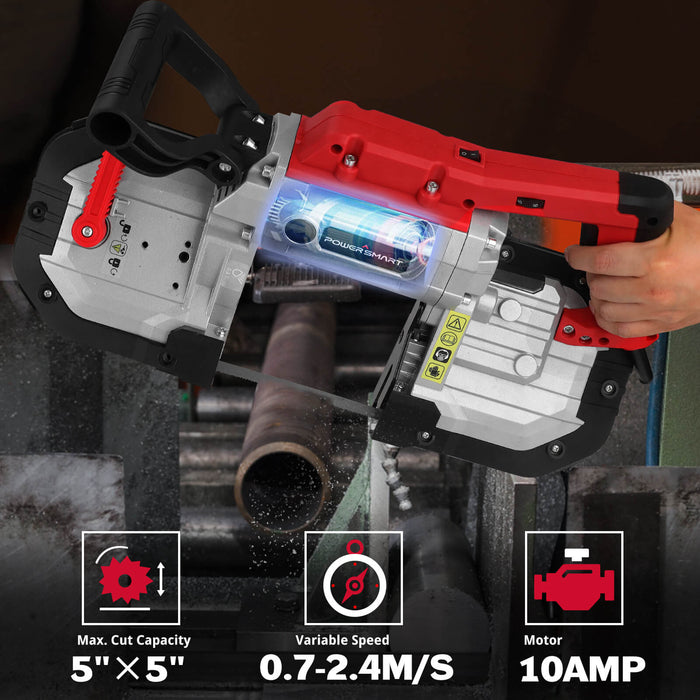 PowerSmart Portable Band Saw with Removable Base PS3051