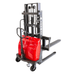 SUNMAX PS3300SE-2M — PS3300SE-2M Semi-Electric Pallet Stacker — 3,300 lb Capacity, 78" Lifting Height